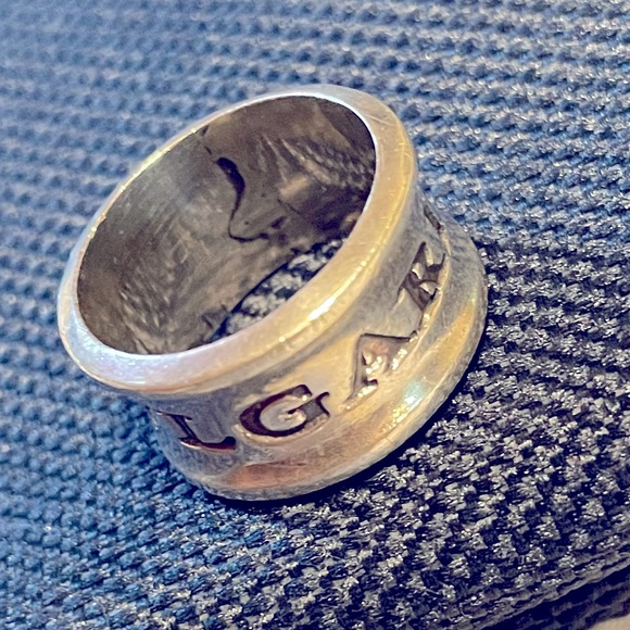 BVLGARI Jewelry - Vintage Bvlgari 925 silver ring band